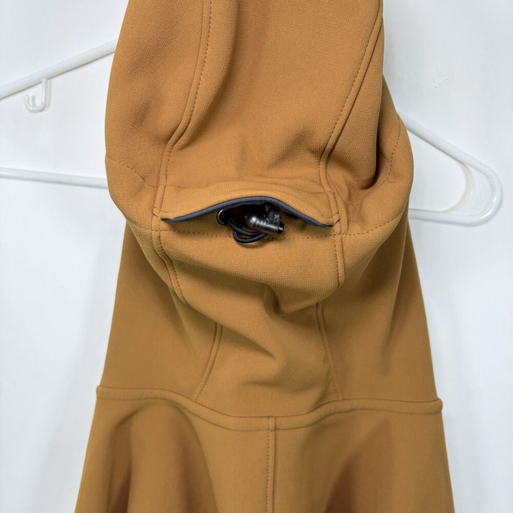 Eastern Mountain Sports Full Zip Fleece Lined Hooded Jacket Mens Large Brown - Picture 15 of 15